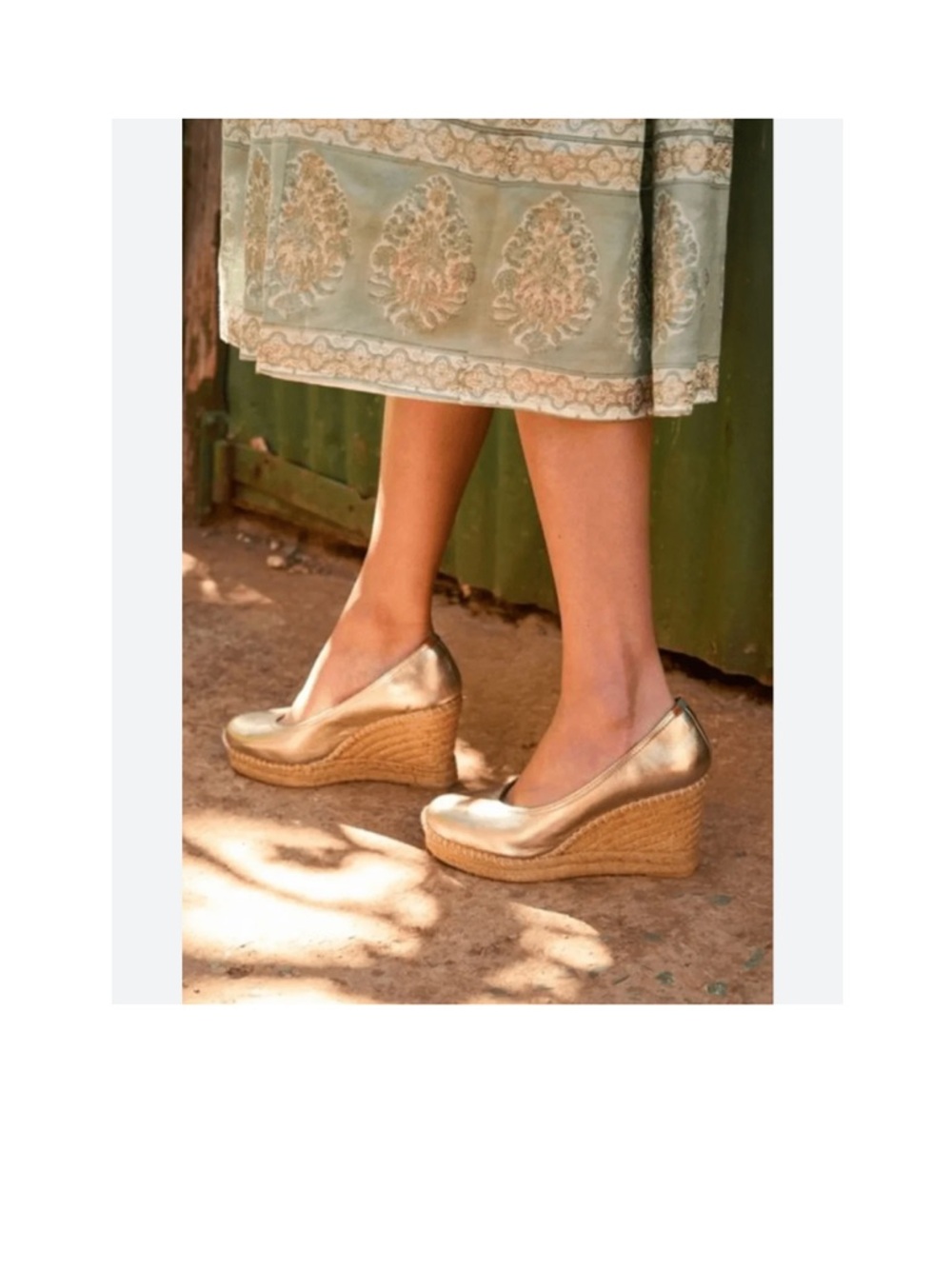 LIKE NEW Penelope Chilvers Scoop espadrille platform wedge pumps